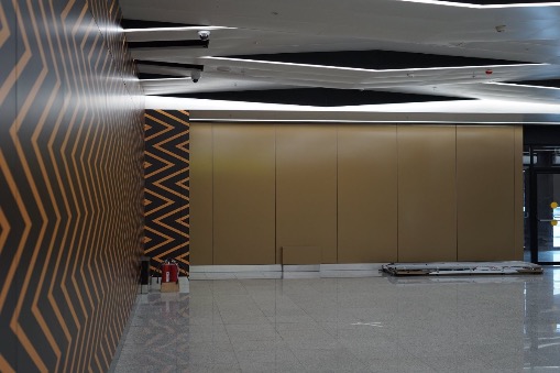 На фасадах и во внутренней облицовке терминала «B» аэропорта Шереметьево применены алюминиевые композитные панели Алюминстрой